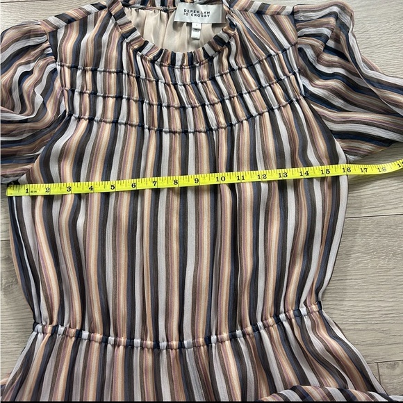 Derek Lam 10 Crosby Silk Knee Length Long Sleeve Dress - Picture 13 of 14